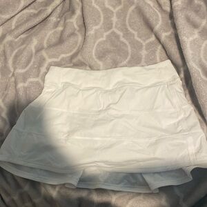 white lululemon skirt